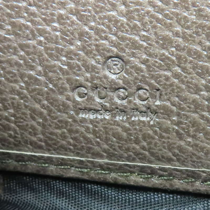 棕色 GG supreme帆布 拉鍊長夾 【GUCCI 古馳】 523154-8