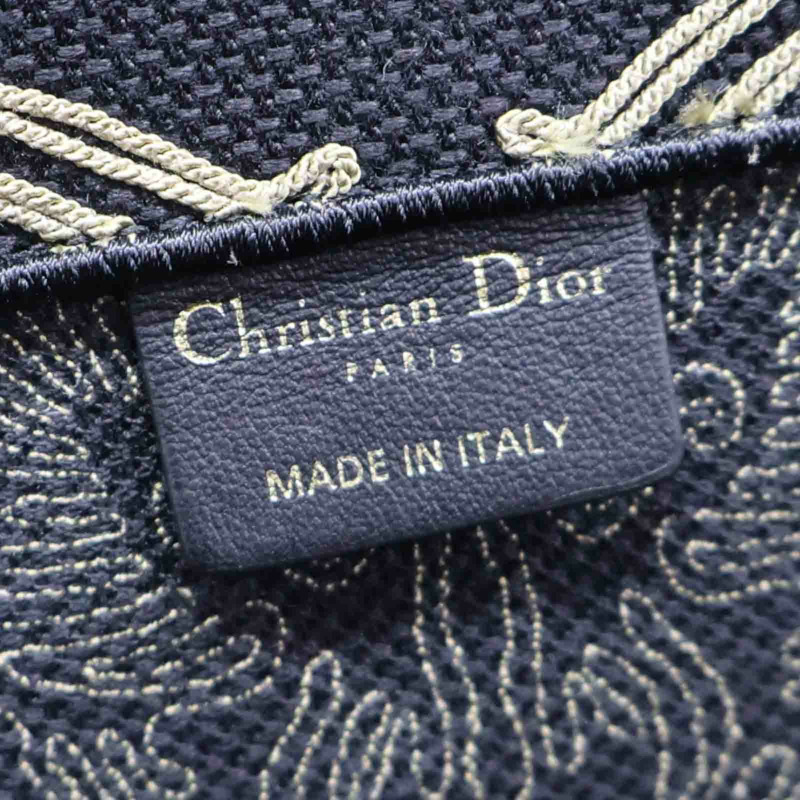 黑色 緹花帆布 Book Tote 肩背包 M1286ZEQJ_M911【Dior 迪奧】 M1286ZEQJ_M911-6