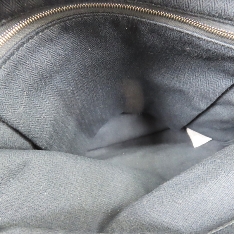 藍色 帆布 Aline Groom 肩背包 Z刻【HERMES 愛馬仕】-4