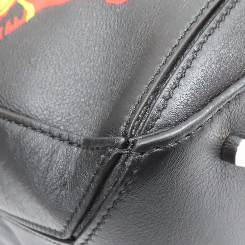 黑色 牛皮 Puzzle Pancy 肩背包【LOEWE 羅威】-9