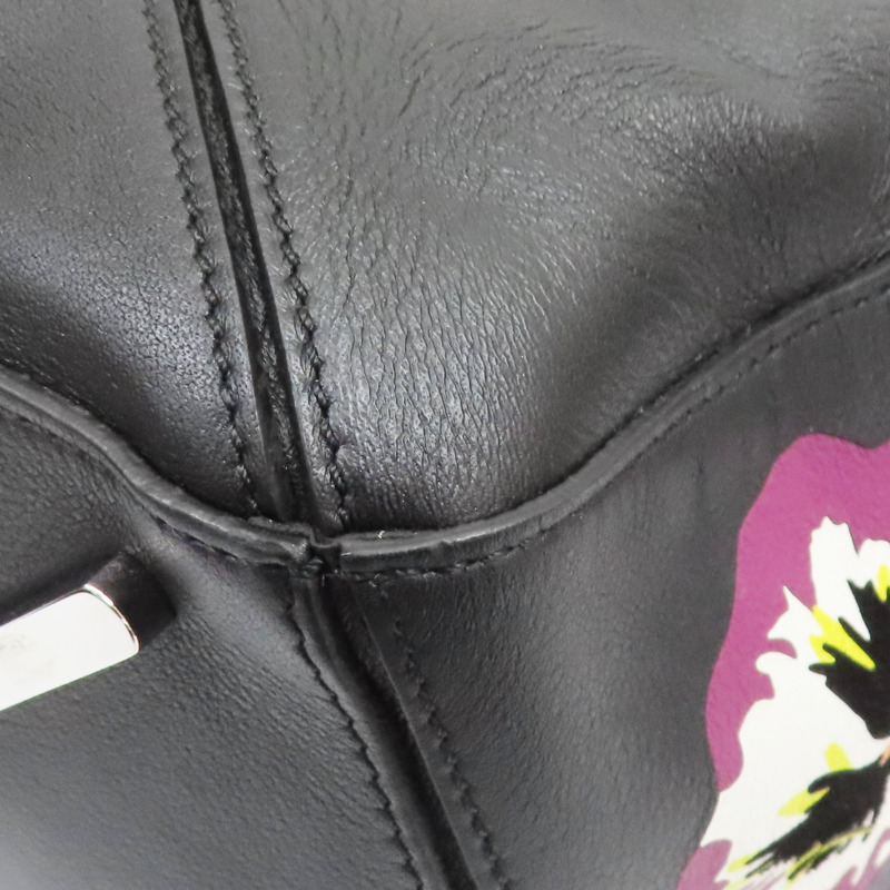 黑色 牛皮 Puzzle Pancy 肩背包【LOEWE 羅威】-12