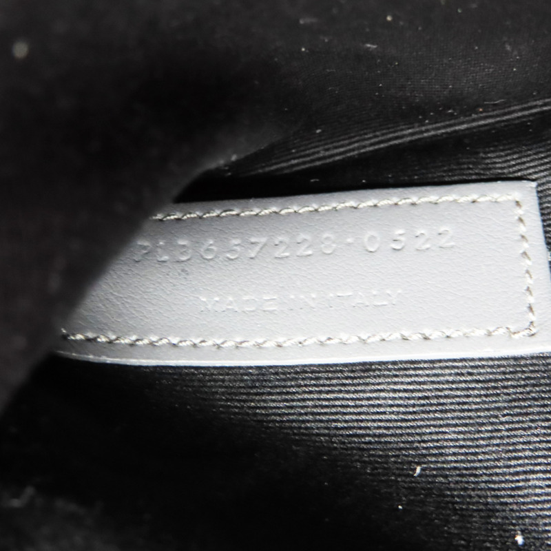 灰色 牛皮 Le 5 a 7 Hobo 肩背包【SAINT LAURENT 聖羅蘭】 657228-7