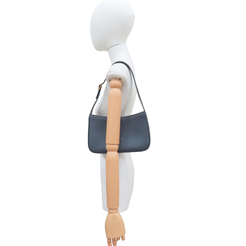 灰色 牛皮 Le 5 a 7 Hobo 肩背包【SAINT LAURENT 聖羅蘭】 657228-8