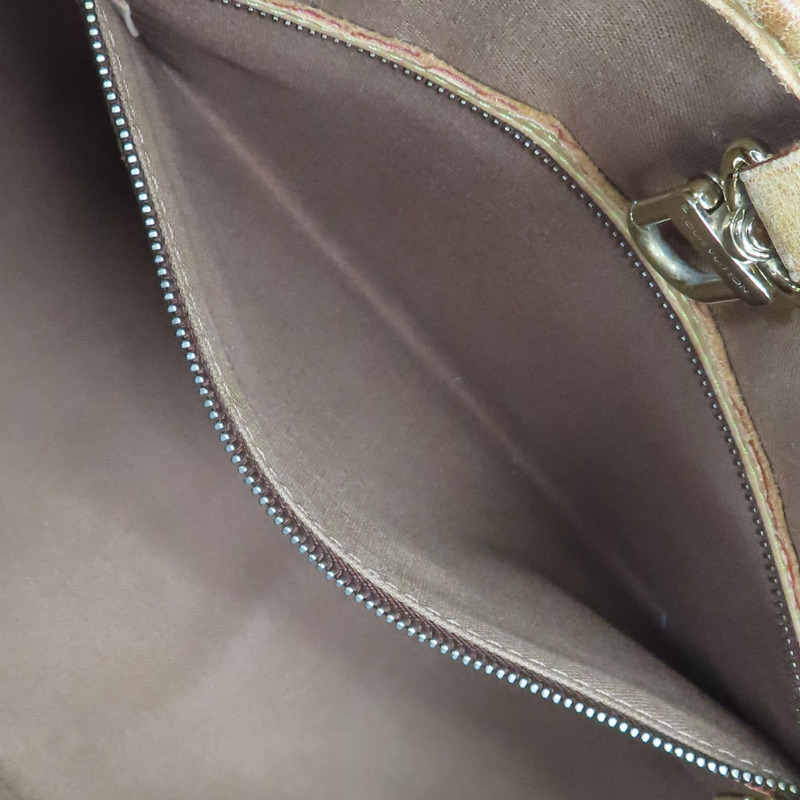 棕色 原花帆布 Batignolles Horizontal 肩背包【LOUIS VUITTON LV 路易威登】 M51154-5