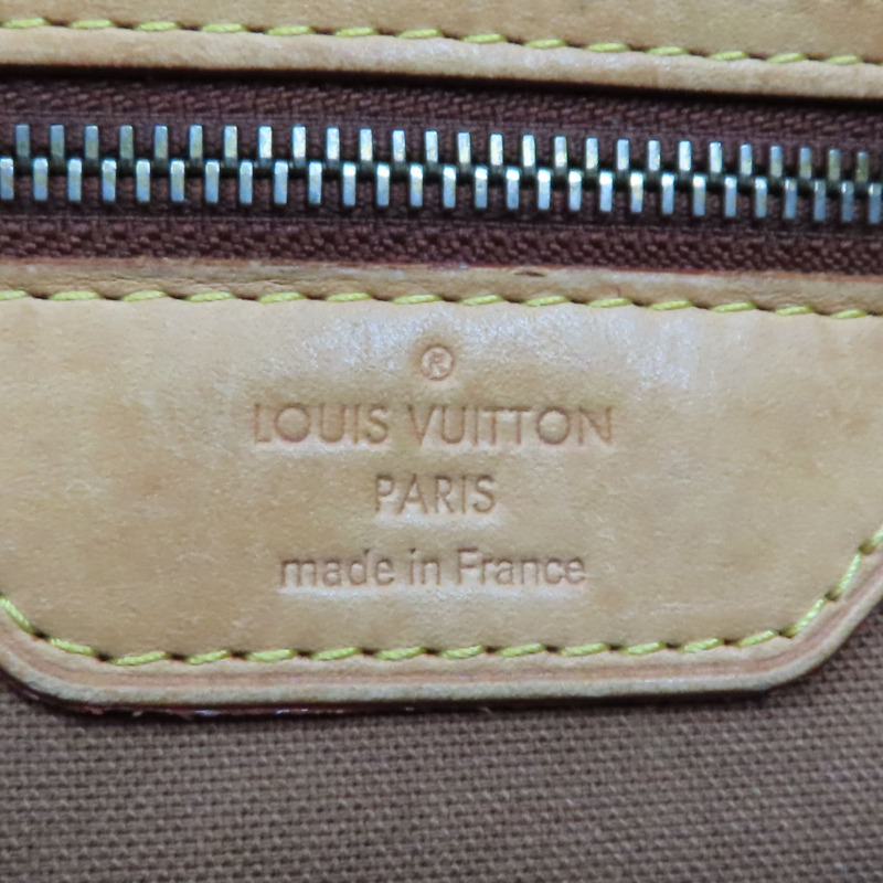 棕色 原花帆布 Batignolles Horizontal 肩背包【LOUIS VUITTON LV 路易威登】 M51154-7