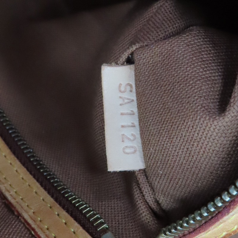 棕色 原花帆布 Batignolles Horizontal 肩背包【LOUIS VUITTON LV 路易威登】 M51154-8