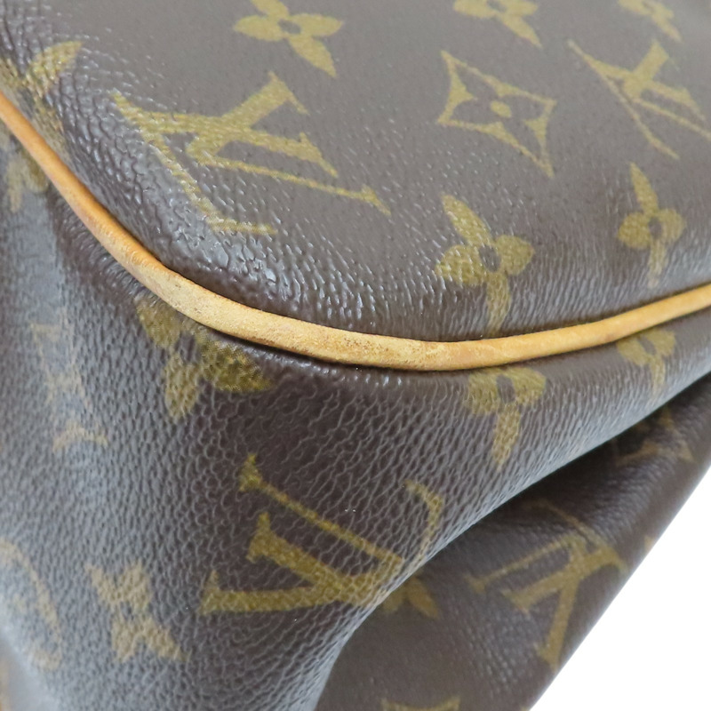 棕色 原花帆布 Batignolles Horizontal 肩背包【LOUIS VUITTON LV 路易威登】 M51154-11