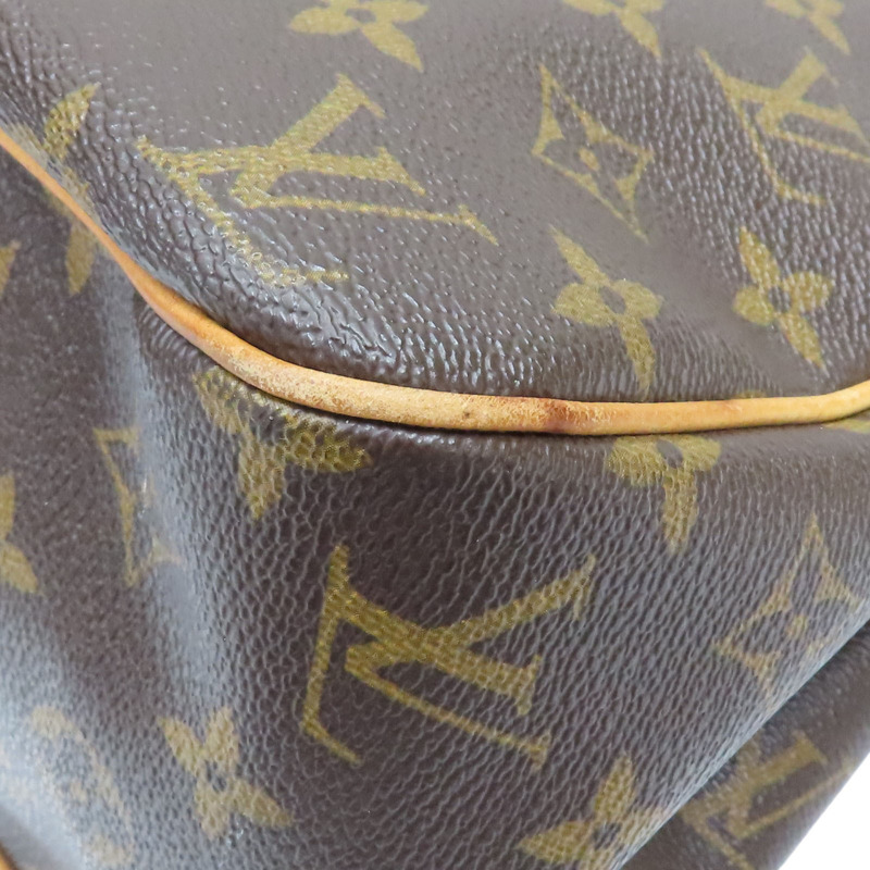 棕色 原花帆布 Batignolles Horizontal 肩背包【LOUIS VUITTON LV 路易威登】 M51154-13