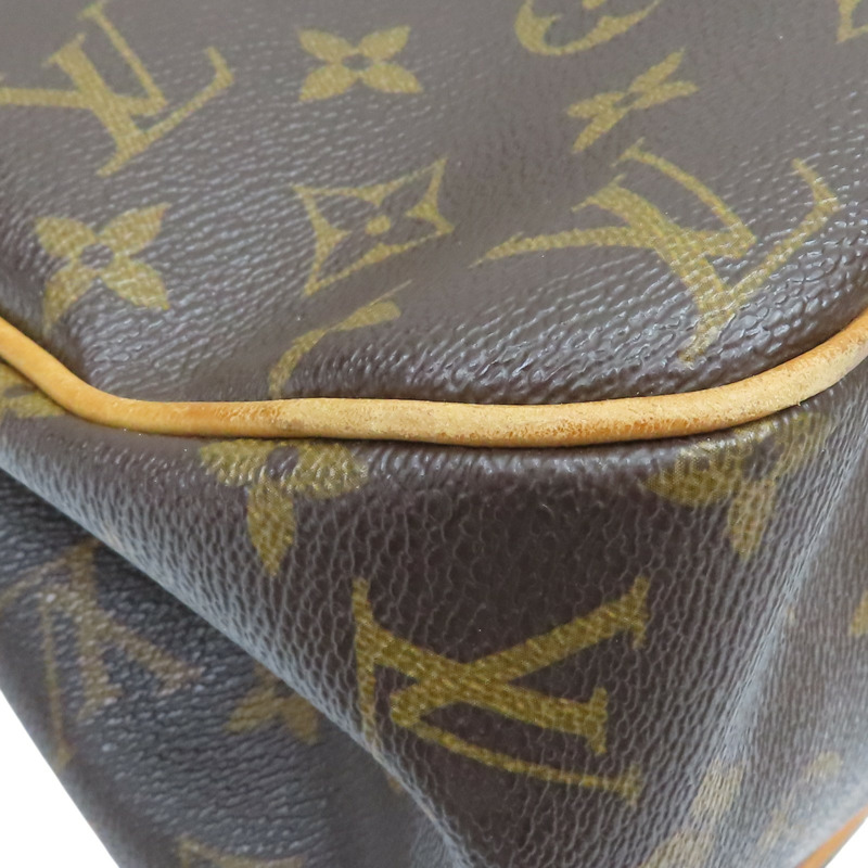棕色 原花帆布 Batignolles Horizontal 肩背包【LOUIS VUITTON LV 路易威登】 M51154-14