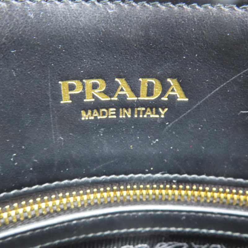 黑色 牛皮 兩用包【PRADA 普拉達】 1BA379-6