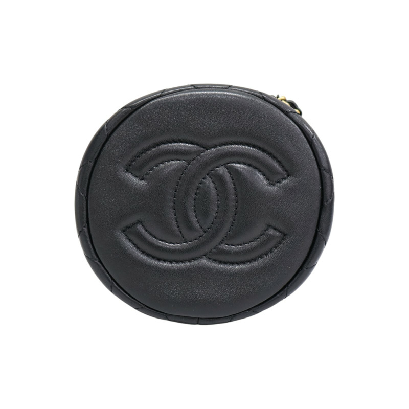 黑色羊皮 金球 水桶 鍊帶 肩背包 AS1894【CHANEL 香奈兒】 AS1894-3