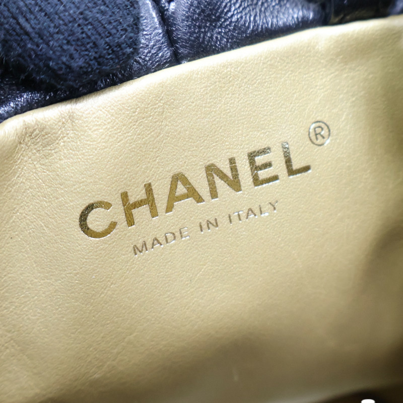 黑色羊皮 金球 水桶 鍊帶 肩背包 AS1894【CHANEL 香奈兒】 AS1894-5