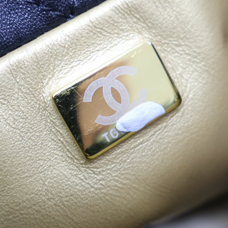 黑色羊皮 金球 水桶 鍊帶 肩背包 AS1894【CHANEL 香奈兒】 AS1894-6