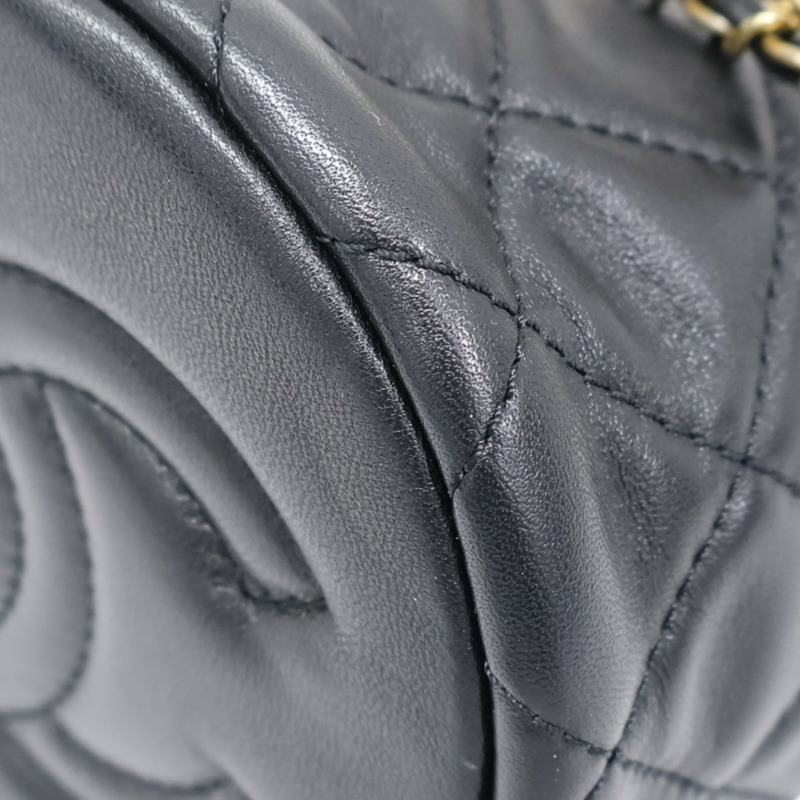 黑色羊皮 金球 水桶 鍊帶 肩背包 AS1894【CHANEL 香奈兒】 AS1894-8