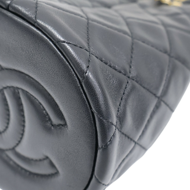 黑色羊皮 金球 水桶 鍊帶 肩背包 AS1894【CHANEL 香奈兒】 AS1894-10