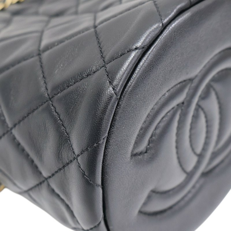 黑色羊皮 金球 水桶 鍊帶 肩背包 AS1894【CHANEL 香奈兒】 AS1894-11