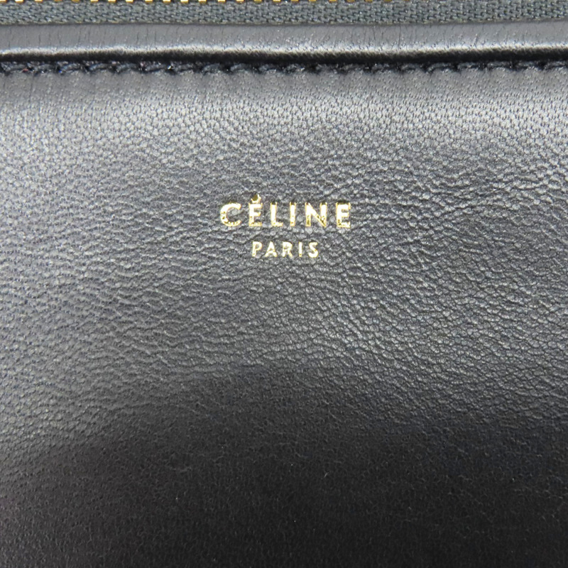 黑色 牛皮 毛毛 肩背包【CELINE 賽琳】-7