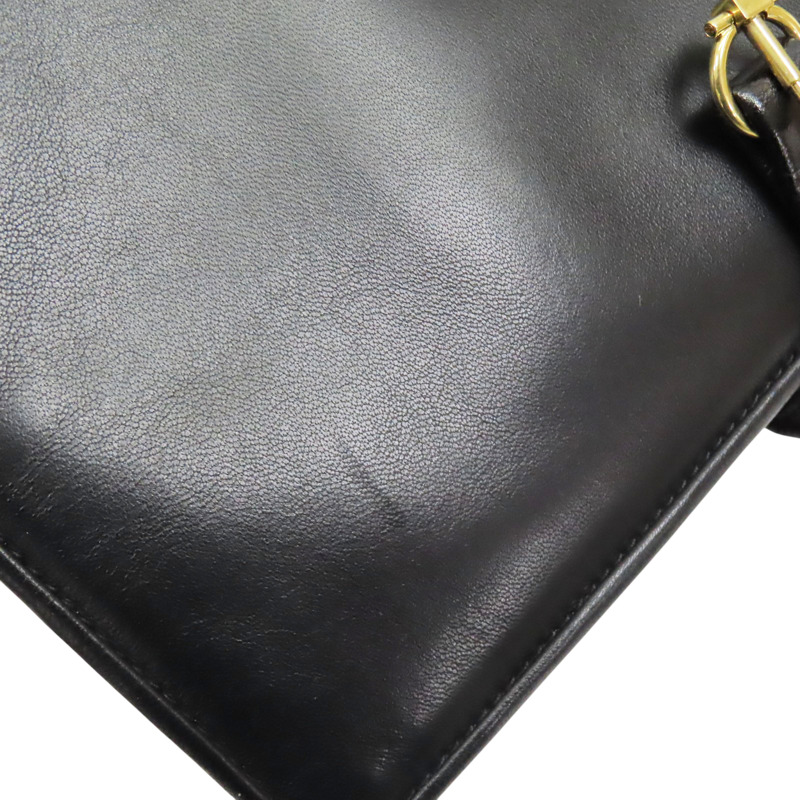 黑色 牛皮 毛毛 肩背包【CELINE 賽琳】-14