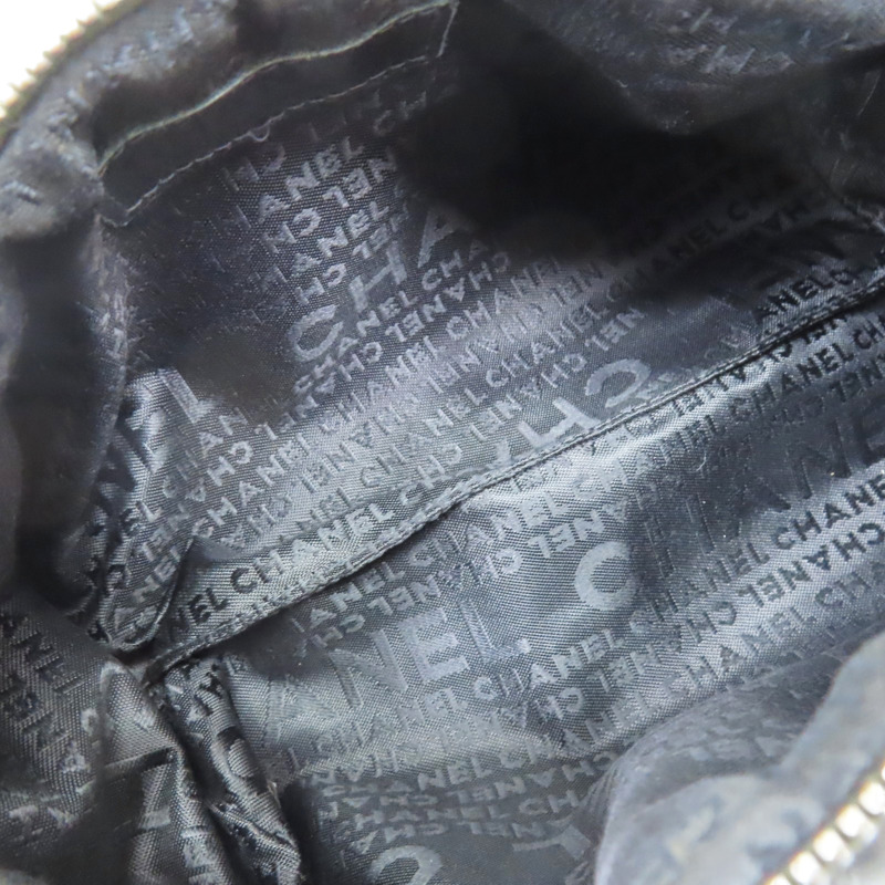 銀灰色 牛皮 圓桶 肩背包 銀釦【CHANEL 香奈兒】-4