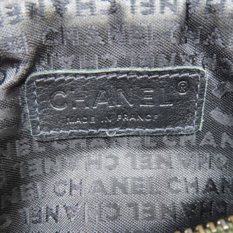 銀灰色 牛皮 圓桶 肩背包 銀釦【CHANEL 香奈兒】-5