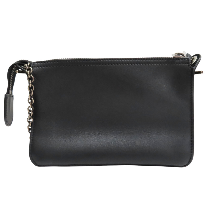 黑/白色 牛皮 鏈帶肩背包【CELINE 賽琳】-1