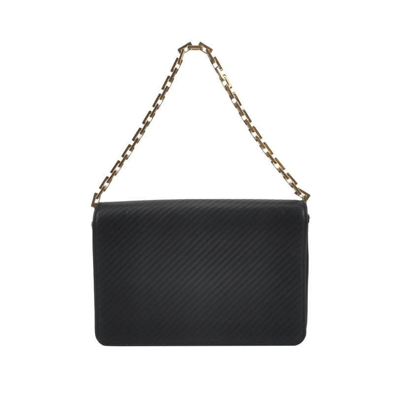 Saint Laurent Babylone牛皮純色絎縫單肩包-0