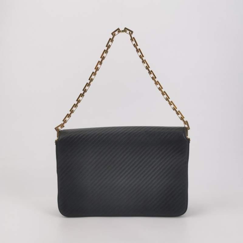 Saint Laurent Babylone牛皮純色絎縫單肩包-4