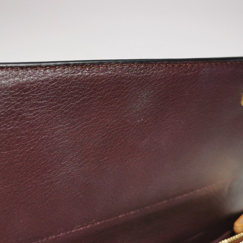 Loewe Gate牛皮純色Logo微標斜挎包-9