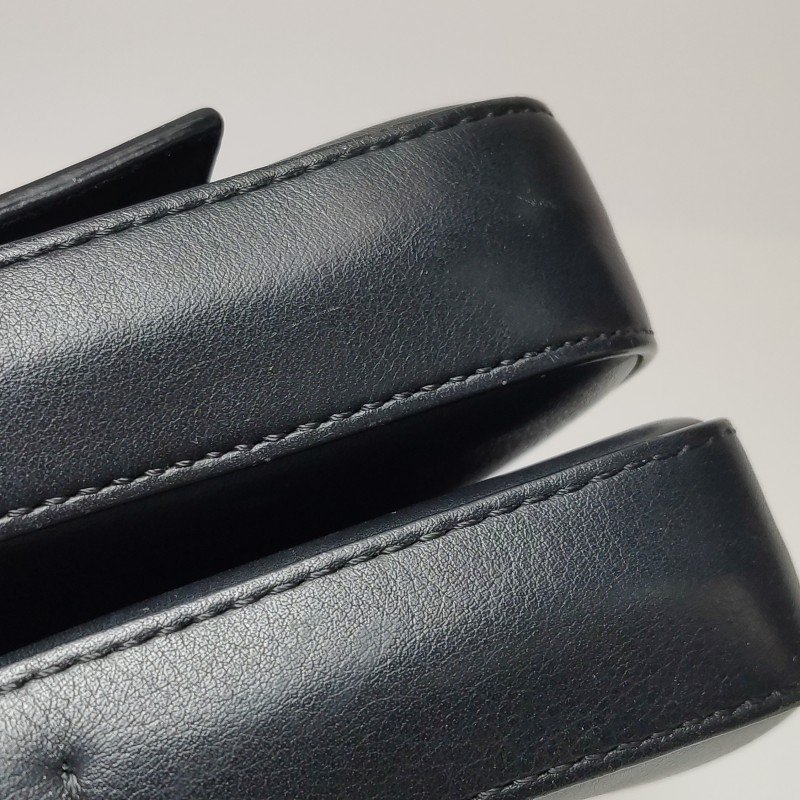 Fendi Double Micro Baguette牛皮純色雙F扣斜挎包-13