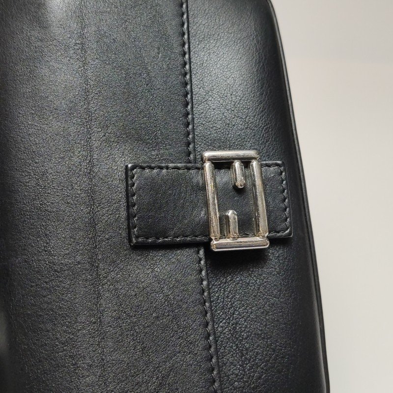 Fendi Double Micro Baguette牛皮純色雙F扣斜挎包-22