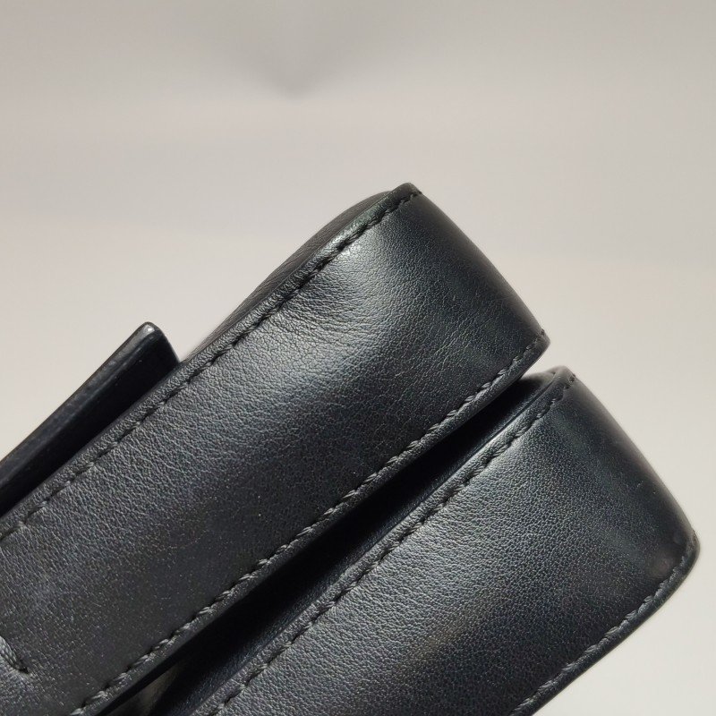 Fendi Double Micro Baguette牛皮純色雙F扣斜挎包-23