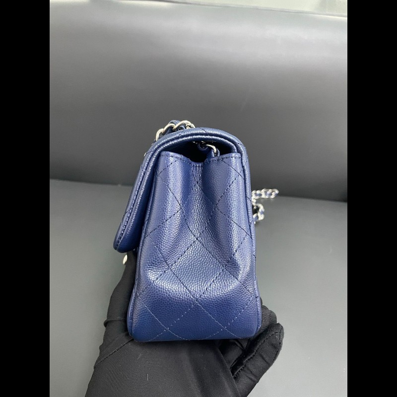 Chanel mini cf square
深藍色荔枝牛皮方胖子-3