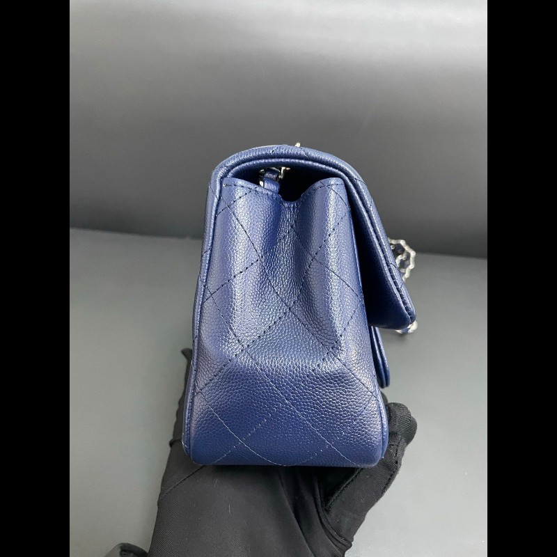 Chanel mini cf square
深藍色荔枝牛皮方胖子-4