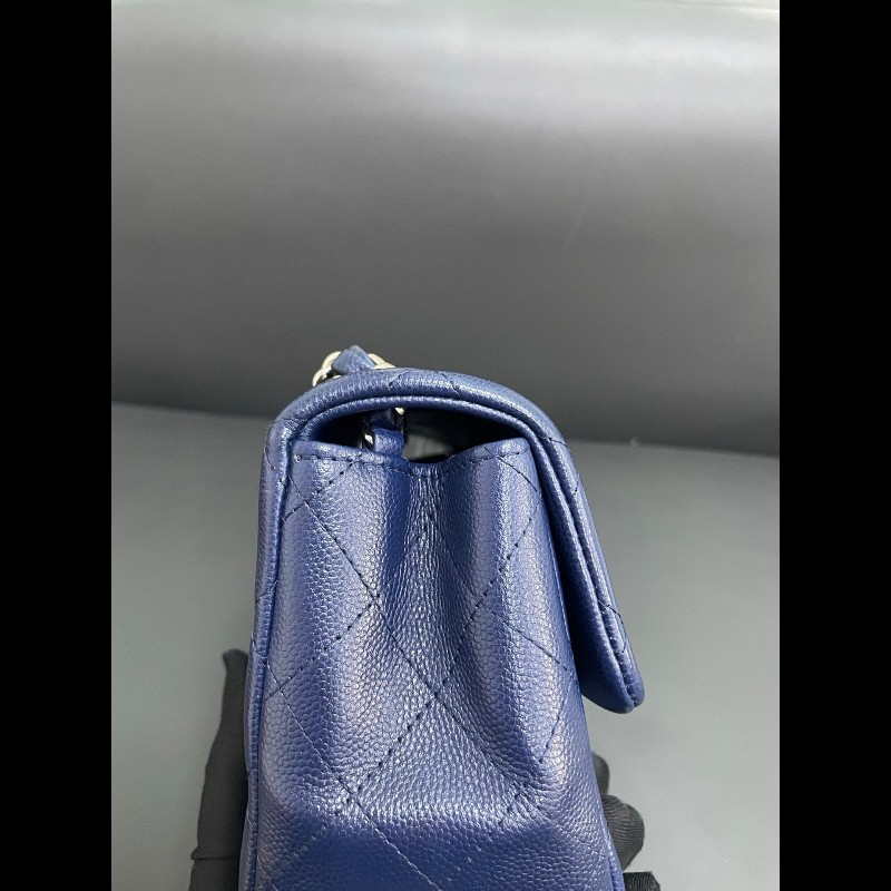 Chanel mini cf square
深藍色荔枝牛皮方胖子-10