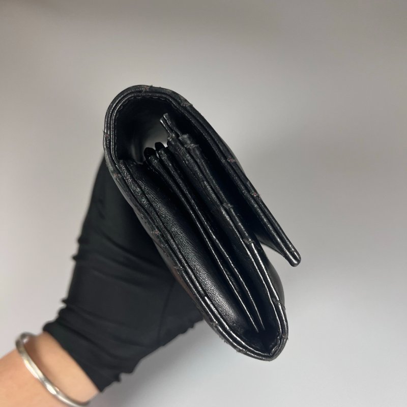 GUCCI 443436 黑MARMONT掀蓋長夾-2