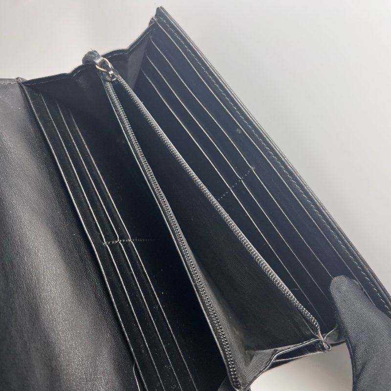 GUCCI 443436 黑MARMONT掀蓋長夾-7