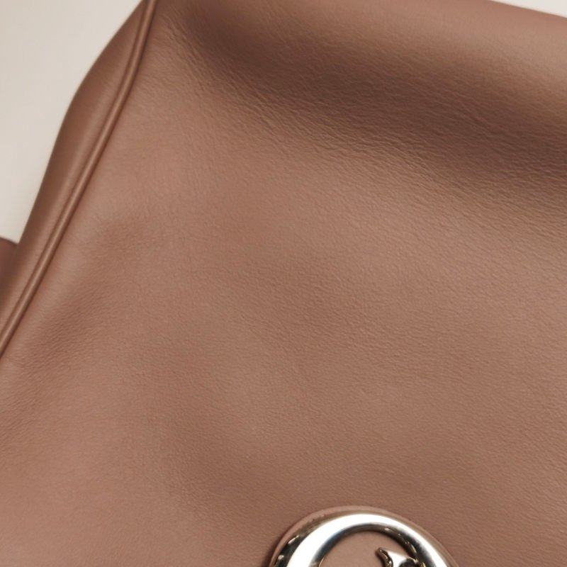 Dior Diorissimo大號牛皮純色Dior字母吊飾子母包單肩包-19