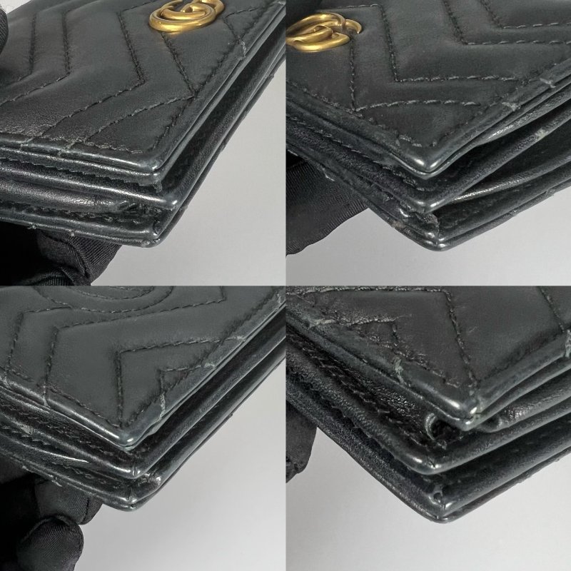 GUCCI 466492 黑MARMONT短夾-9