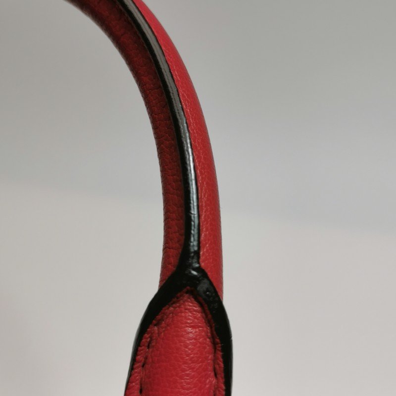 Loewe Amazona羊皮拼色logo標誌加固邊角手提包-23