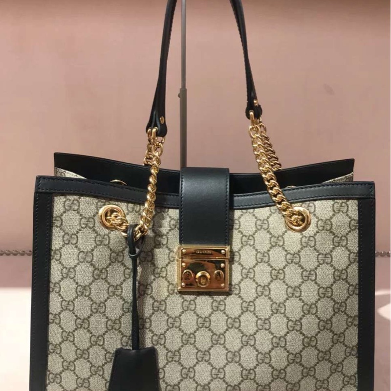 Gucci 女士 GG印花中號手提包均碼碼中號、35cm*14cm*23.5cm-5