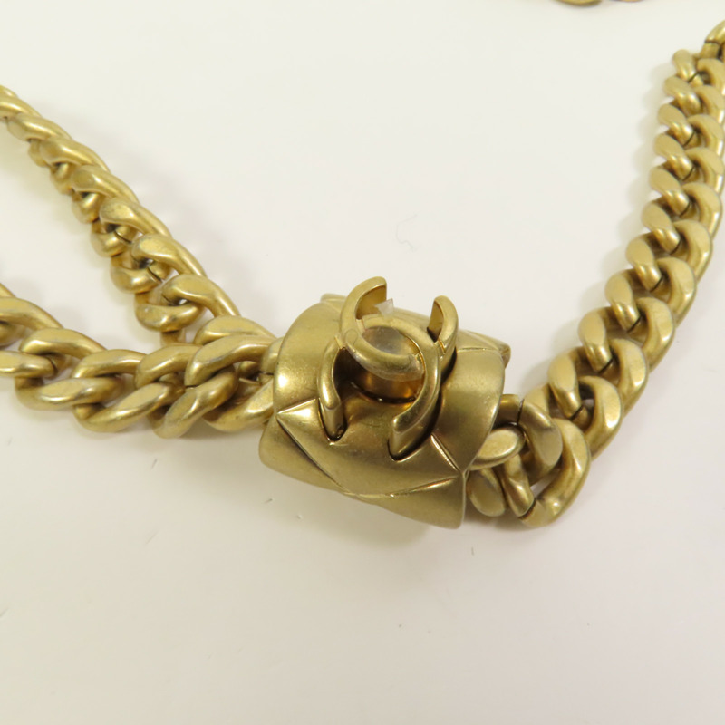 CHANEL 羊皮皮革Wallet On Chain金扣鏈帶肩背袋-6