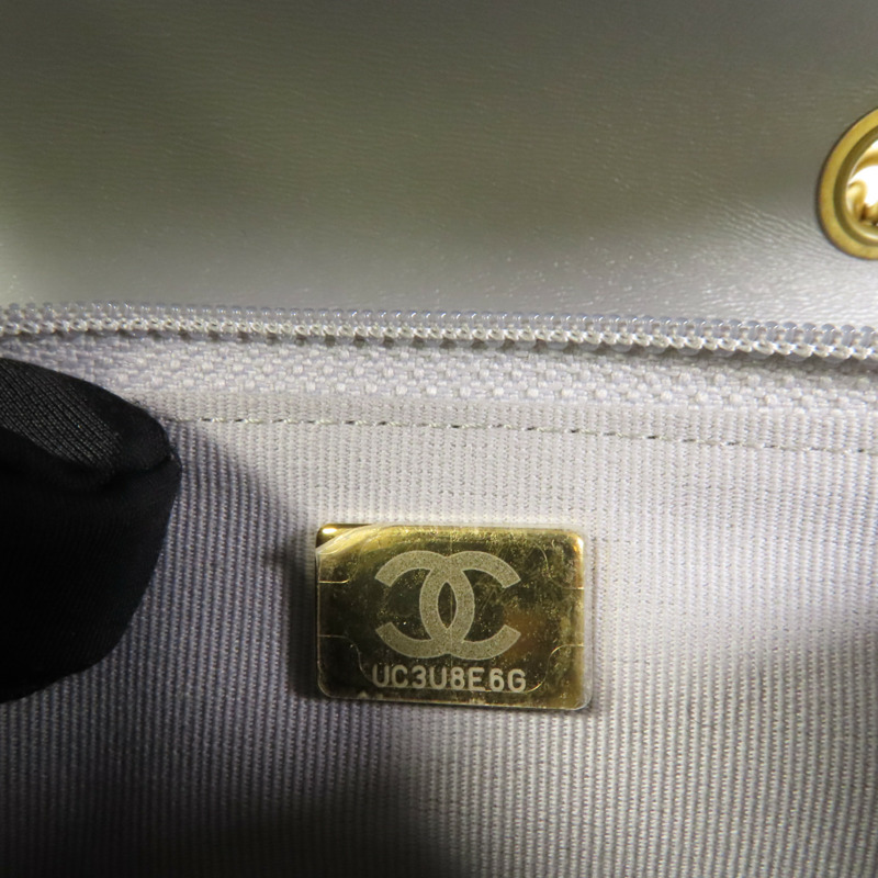 CHANEL 羊皮皮革Wallet On Chain金扣鏈帶肩背袋-10