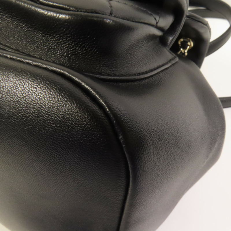 CHANEL 牛皮皮革Duma Backpack金扣背包-14