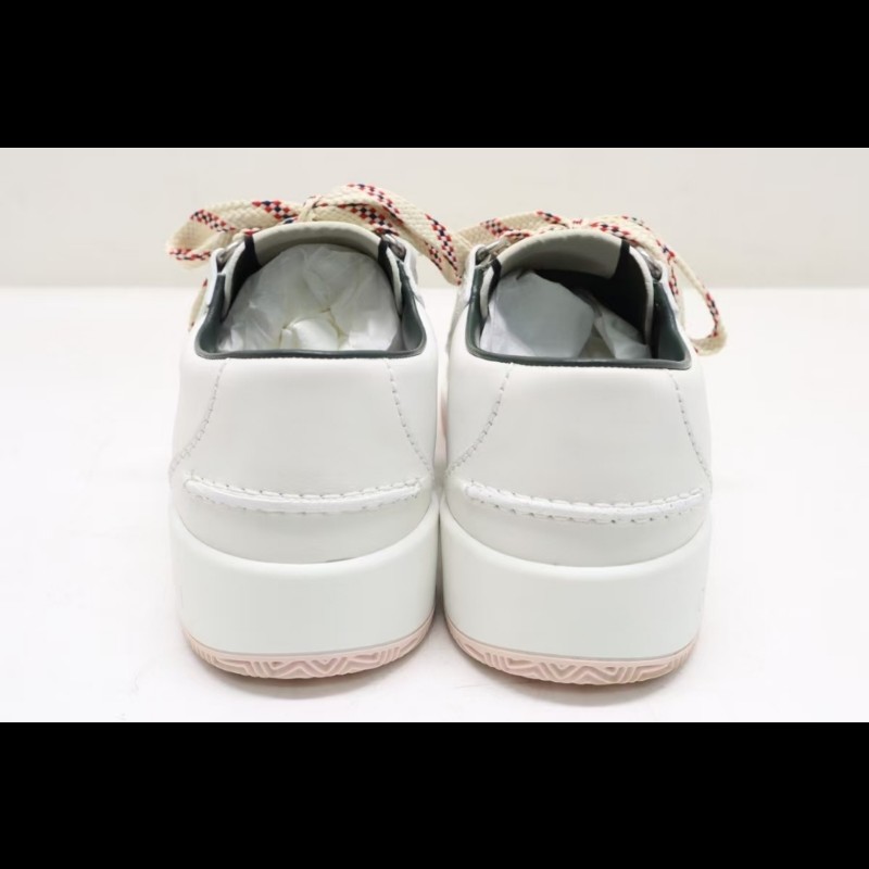 全新 Gucci古馳 男款 白色皮革休閒鞋 UK8.5碼-3