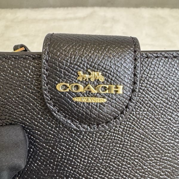 Coach 中號轉角拉鍊錢包-6