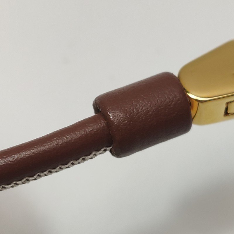 Burberry牛皮帆布拼色斜挎包-10