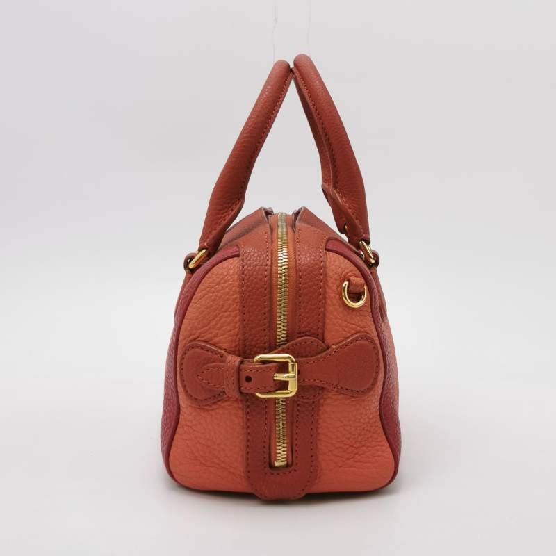 Burberry Alchester牛皮拼色字母Logo雙向拉鏈斜挎包單肩包-3