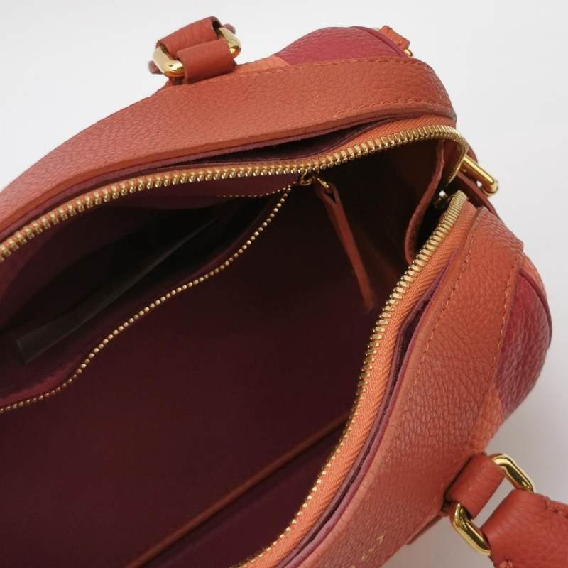 Burberry Alchester牛皮拼色字母Logo雙向拉鏈斜挎包單肩包-6