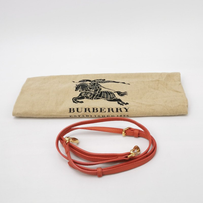 Burberry Alchester牛皮拼色字母Logo雙向拉鏈斜挎包單肩包-8