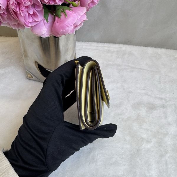 COACH 小雞黃卡片夾短夾-3